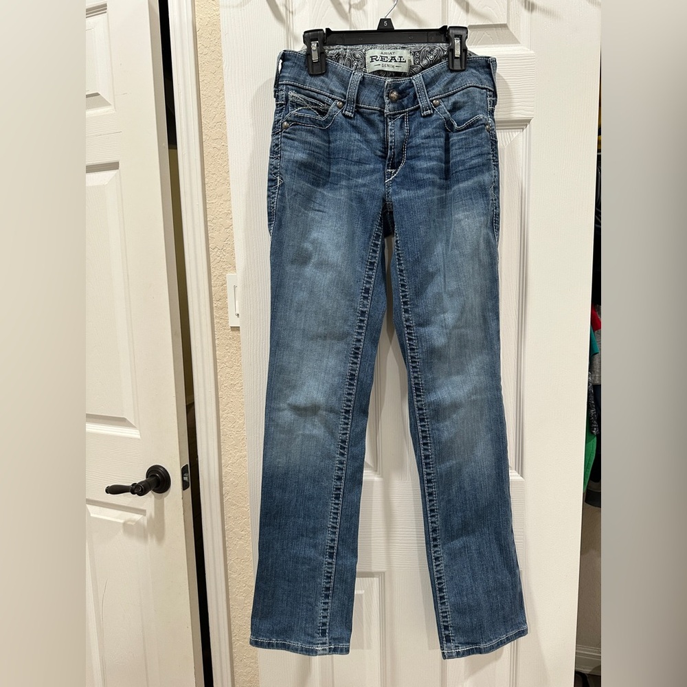 Ariat Women's Straight Leg Blue Jeans